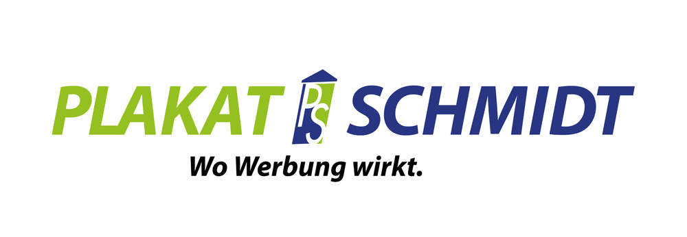 Plakatschmidt Logo. Wo Werbung wirkt.